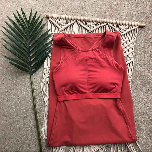 Lululemon Dress Size 6 - Picnic Play Dress Brick Rose - Picture 7 of 10